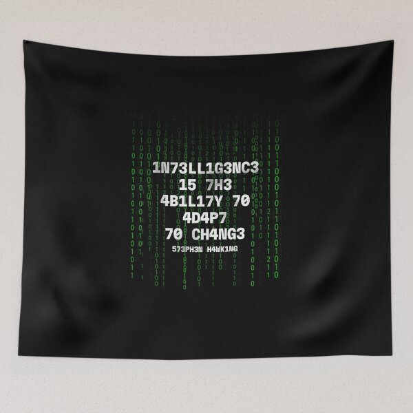 Item preview, Intelligence Is The Ability To Adapt To Change by Tobe Fonseca designed and sold by Tobe Fonseca®.