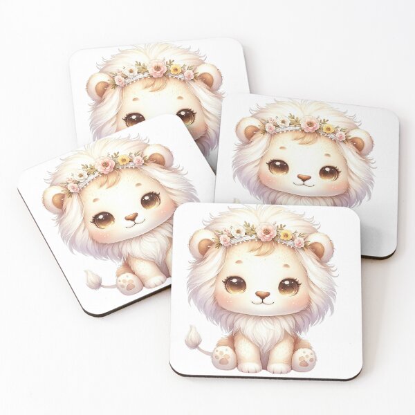 Item preview, Cute Baby Lion Cub Boho Babies A Watercolor Celebration designed and sold by dcohea.