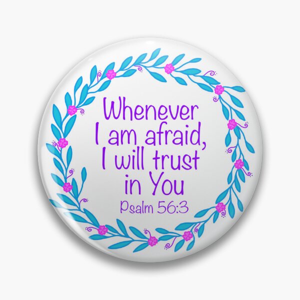 Item preview, Psalm 56 3 - Blue designed and sold by KTCreativeSide.