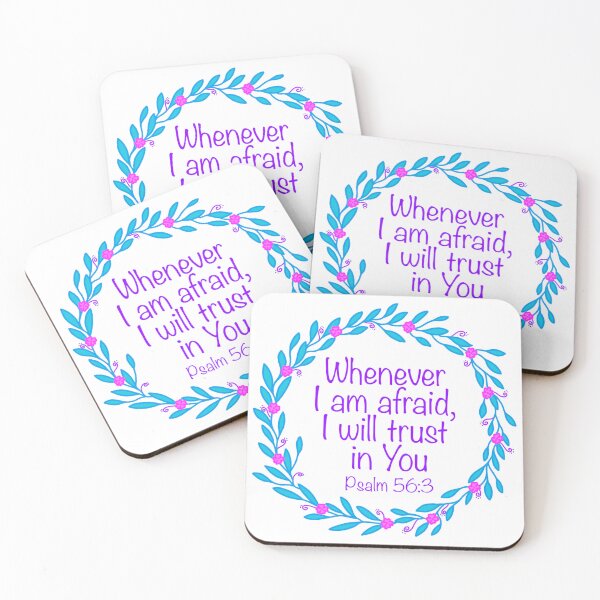 Item preview, Psalm 56 3 - Blue designed and sold by KTCreativeSide.