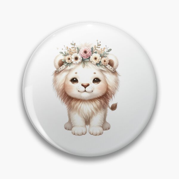 Item preview, Cute Baby Lion Cub Boho Babies A Watercolor Celebration designed and sold by dcohea.