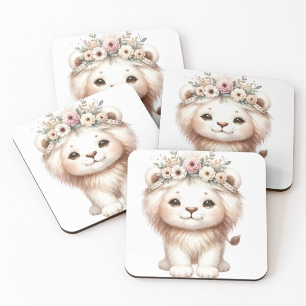 Item preview, Cute Baby Lion Cub Boho Babies A Watercolor Celebration designed and sold by dcohea.