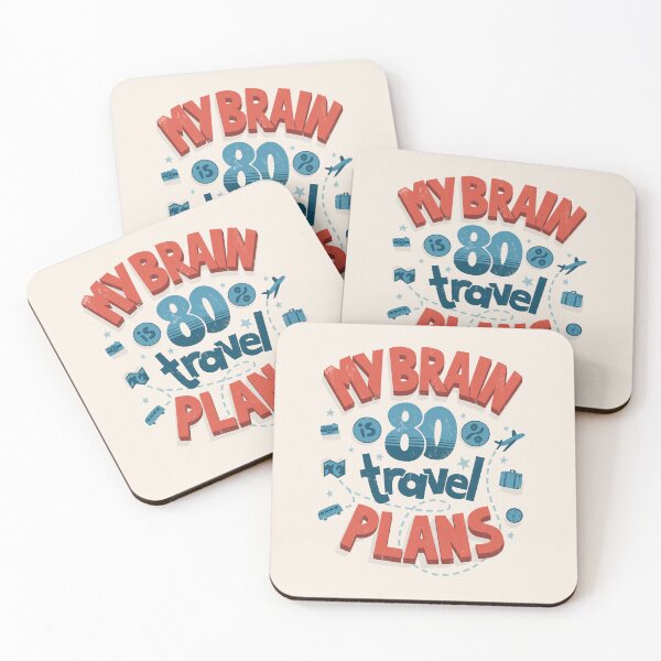 Item preview, My brain is full of travel plans designed and sold by Anti-Style.