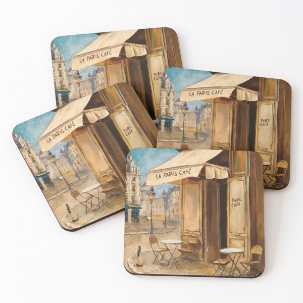 Item preview, Vintage Paris Café: Classic Watercolor Charm… By Carraann designed and sold by CARRAANN.