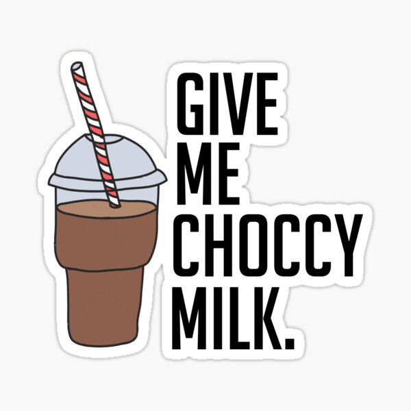 Choccy Milk Stickers Redbubble - chocolate milk roblox decal