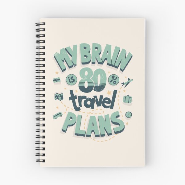 Item preview, My brain is full of travel plans designed and sold by Anti-Style.