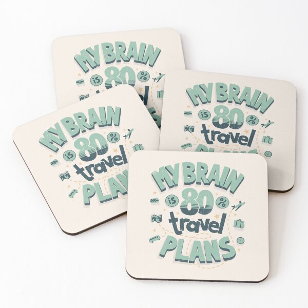 Item preview, My brain is full of travel plans designed and sold by Anti-Style.
