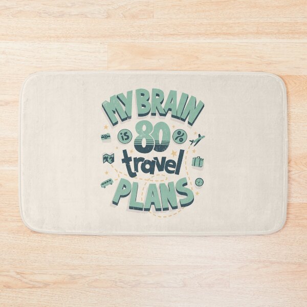 Item preview, My brain is full of travel plans designed and sold by Anti-Style.