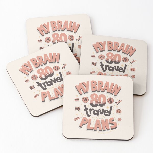 Item preview, My brain is full of travel plans designed and sold by Anti-Style.