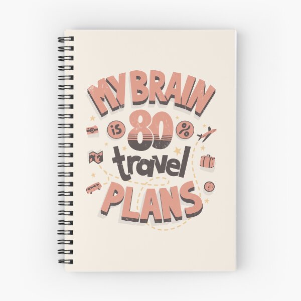 Item preview, My brain is full of travel plans designed and sold by Anti-Style.