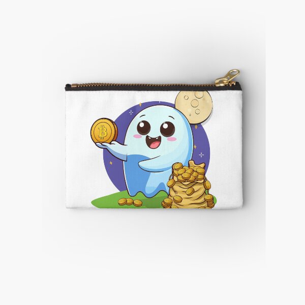 Item preview, Ghosty! a nice ghost who distributes Bitcoins designed and sold by CryptoFunMerch.