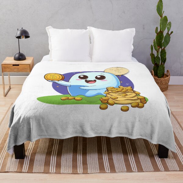 Item preview, Ghosty! a nice ghost who distributes Bitcoins designed and sold by CryptoFunMerch.