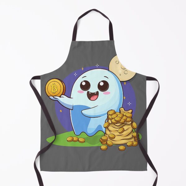 Item preview, Ghosty! a nice ghost who distributes Bitcoins designed and sold by CryptoFunMerch.