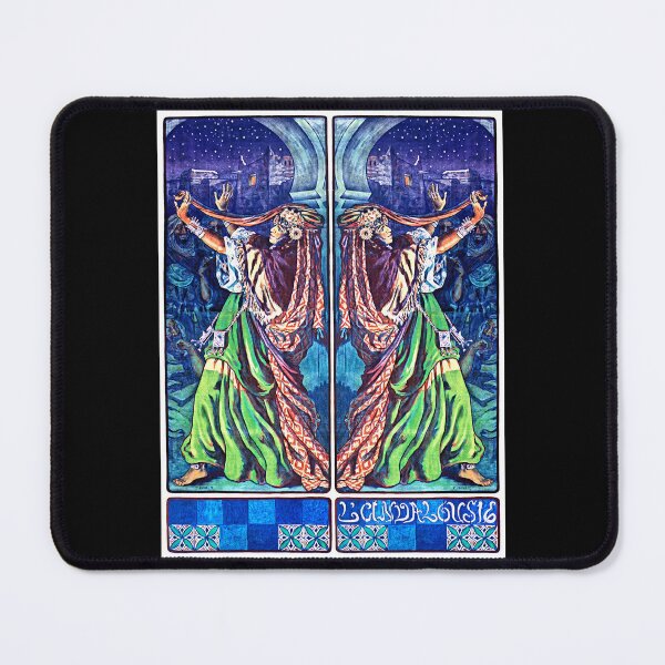 Item preview, L'Andalousie Woman Dancing Starry Night Spain 1900 designed and sold by RocketshipRetro.