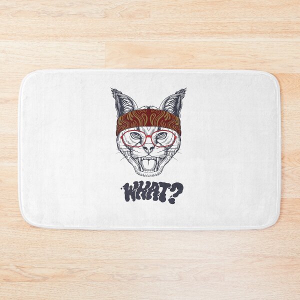 Item preview, A cat with a strong expression wearing a scarf designed and sold by mando24895.