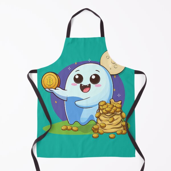 Item preview, Ghosty! a nice ghost who distributes Bitcoins designed and sold by CryptoFunMerch.