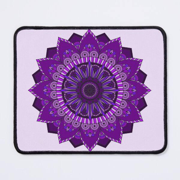 Item preview, Purple Mandala for Third Eye Chakra Zunaria Pattern designed and sold by SeranaMakes.
