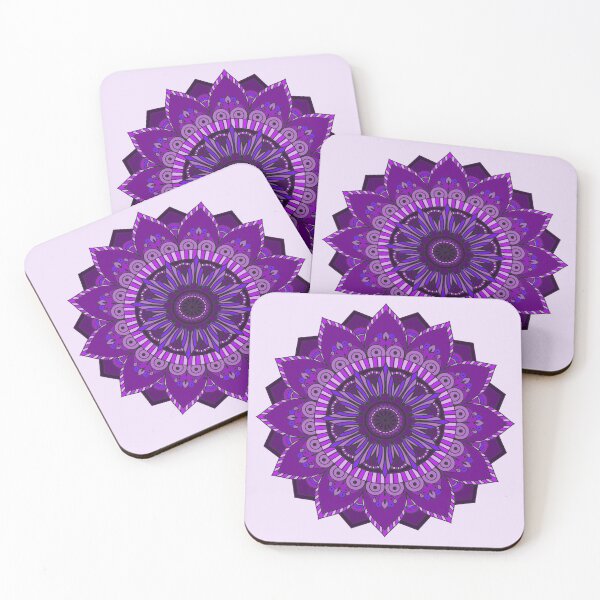 Item preview, Purple Mandala for Third Eye Chakra Zunaria Pattern designed and sold by SeranaMakes.