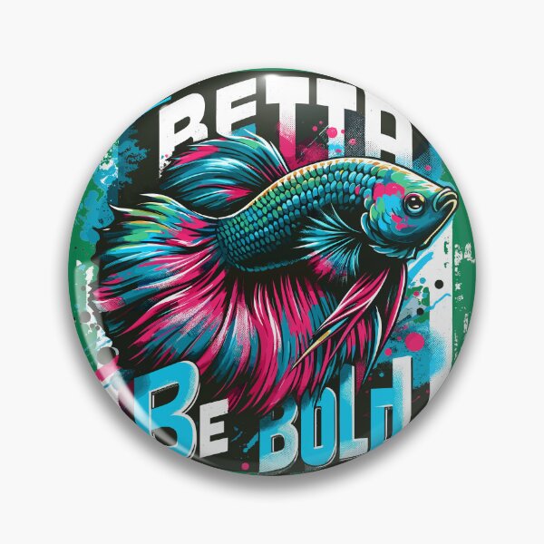 Item preview, Cool Betta Splendens design in streetwear style designed and sold by FinFriends.