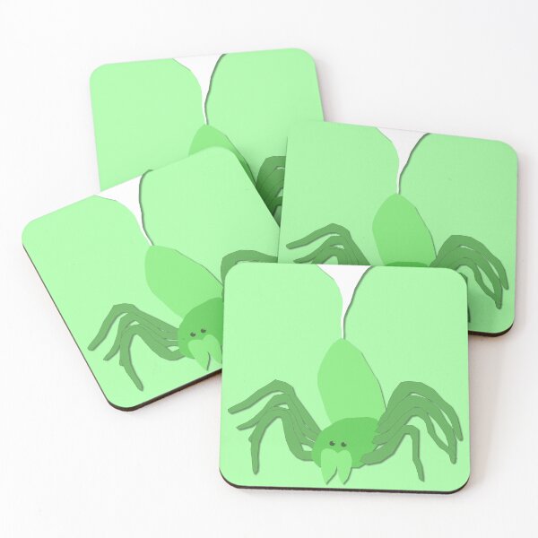 Item preview, Green Spider on Web Graphic Art Print - Nature-Inspired Home Decor designed and sold by Justin Pierce.