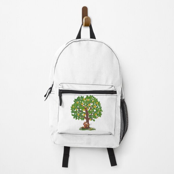 Item preview, Tree of Bitcoin, is eaten by the beaver designed and sold by CryptoFunMerch.