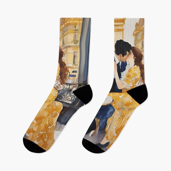 Item preview, Kissed by Paris: Café Reimagining of The Kiss Collection. No. 2..Art By Carraann designed and sold by CARRAANN.