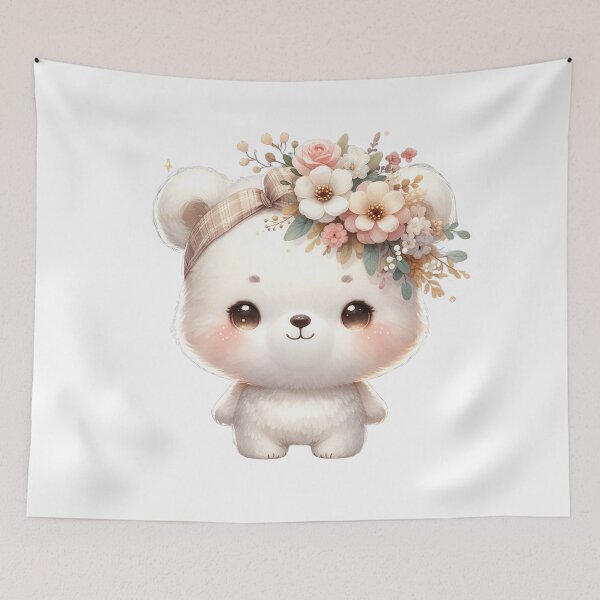 Item preview, Cute Baby Bear Cub Boho Babies A Watercolor Celebration designed and sold by dcohea.