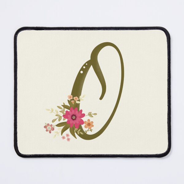 Item preview, Vintage Bouquet Floral Initial - O designed and sold by Willow & Grace Designs.