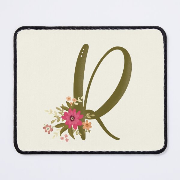 Item preview, Vintage Bouquet Floral Initial - R designed and sold by Willow & Grace Designs.