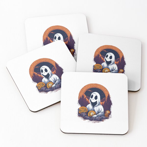 Item preview, Casper Ghost with Bitcoin Eyes designed and sold by Mikolaj Sudol.
