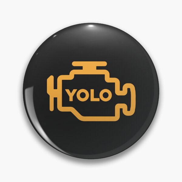 Item preview, Check Engine Light - YOLO designed and sold by ApexFibers.