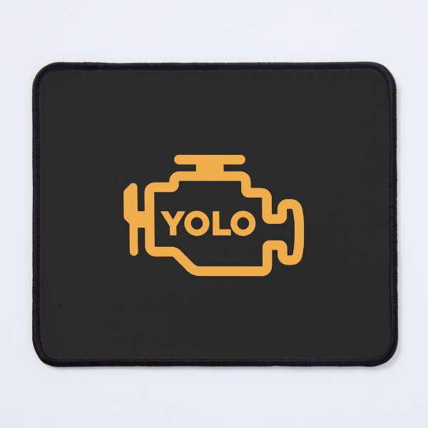 Item preview, Check Engine Light - YOLO designed and sold by ApexFibers.
