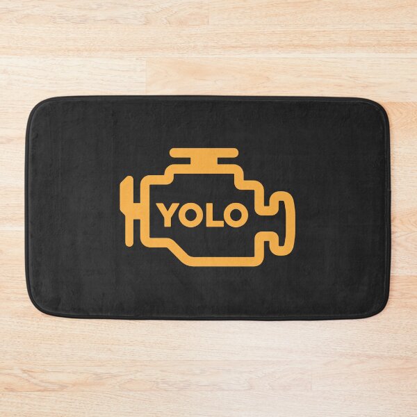 Item preview, Check Engine Light - YOLO designed and sold by ApexFibers.