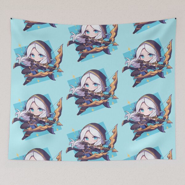 Item preview, Ashe with a bow designed and sold by MadeByHaresShop.