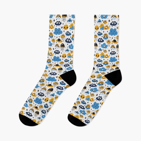 Item preview, Cute Clouds & Eyes Pattern designed and sold by BlueStarG8.