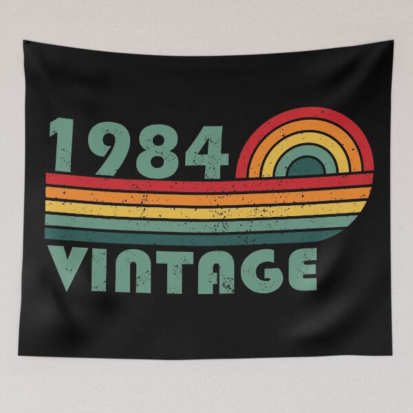 Item preview, Born in 1984 vintage retro classic birthday designed and sold by Alexaltay.