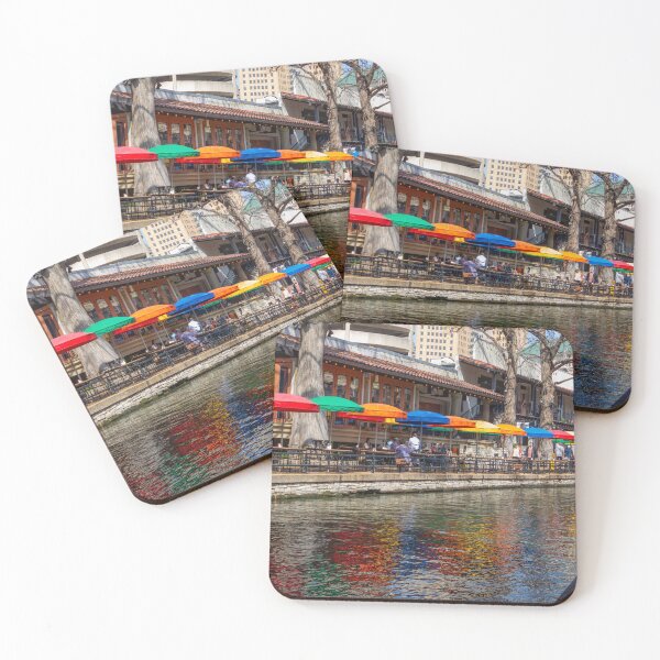 Item preview, San Antonio Riverwalk Umbrella Reflections designed and sold by SafariByMarisa.
