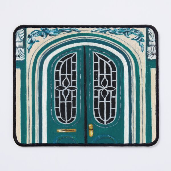 Item preview, Teal door painting  designed and sold by norascorner.