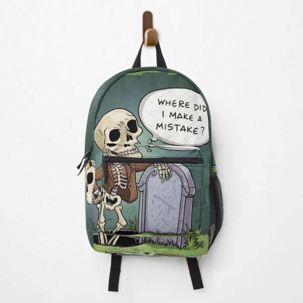 Item preview, thinking skeleton- where dıd ı make a mıstake? designed and sold by luna--design.