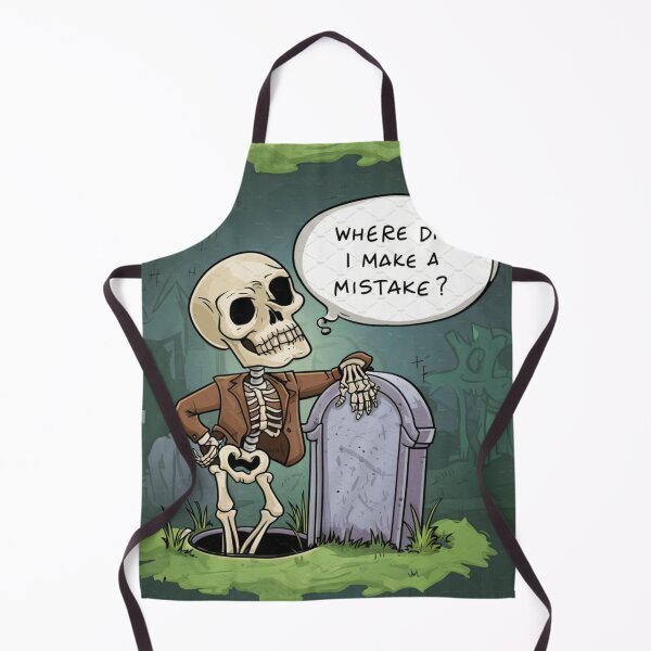 Item preview, thinking skeleton- where dıd ı make a mıstake? designed and sold by luna--design.