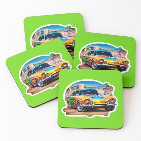 Artikelvorschau, Cool Graffiti Art Classic Vintage Car entworfen und verkauft von TheArtOfPat.