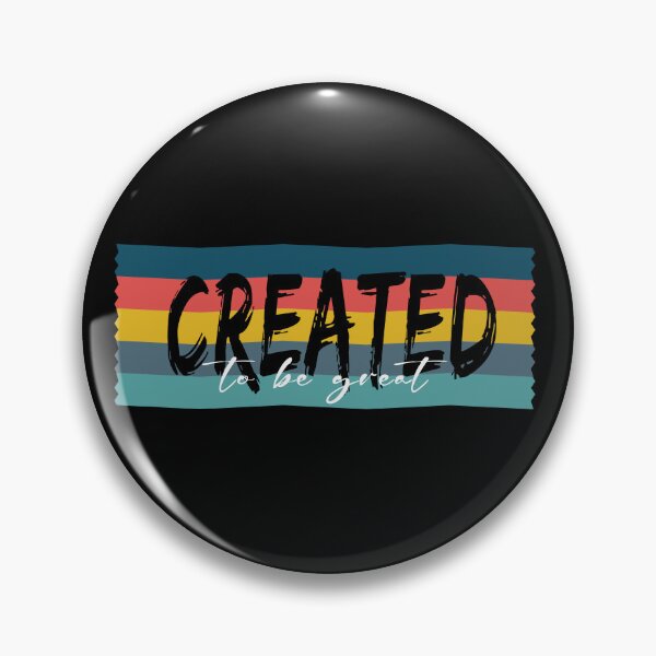 Item preview, Successful phrase "Created to be great" designed and sold by atedesigns.