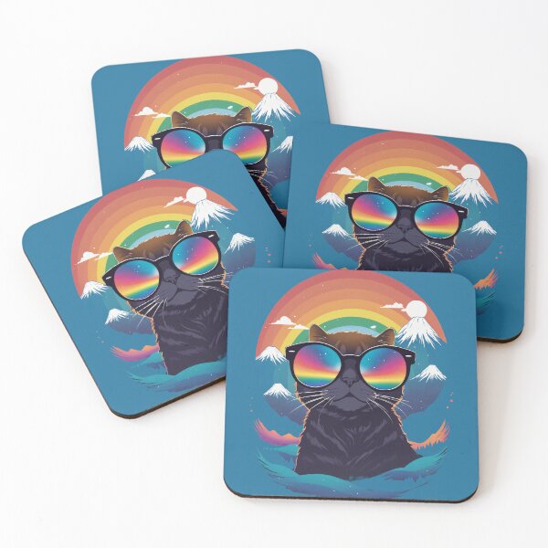 Item preview, Rainbow Cat: Shades of Joy designed and sold by Slick-Waffles.