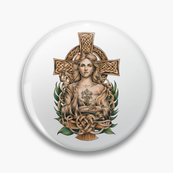 Item preview, Celtic Goddess and Celtic Cross designed and sold by REAL IRISH GIFTS.