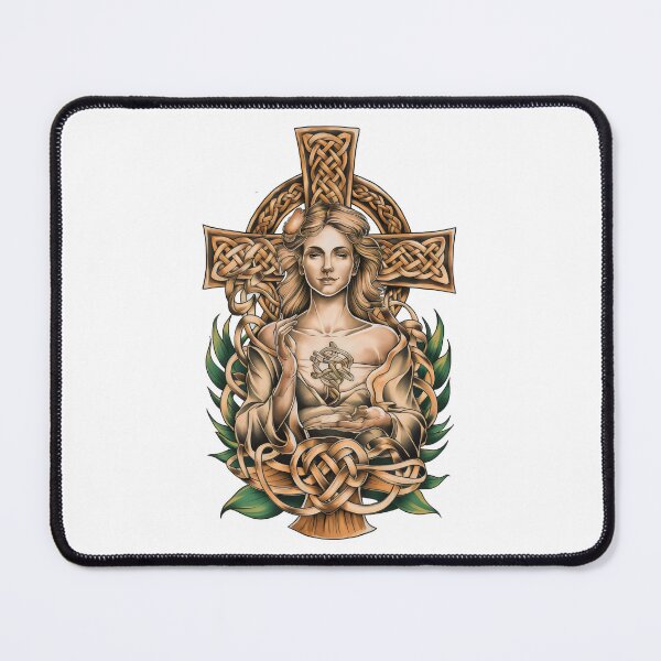 Item preview, Celtic Goddess and Celtic Cross designed and sold by REAL IRISH GIFTS.