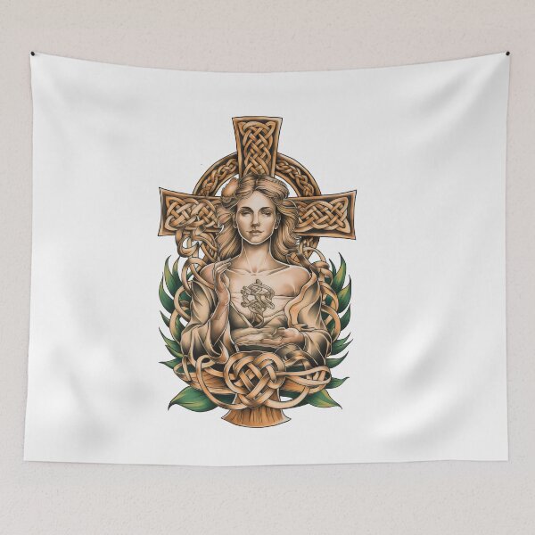 Item preview, Celtic Goddess and Celtic Cross designed and sold by REAL IRISH GIFTS.