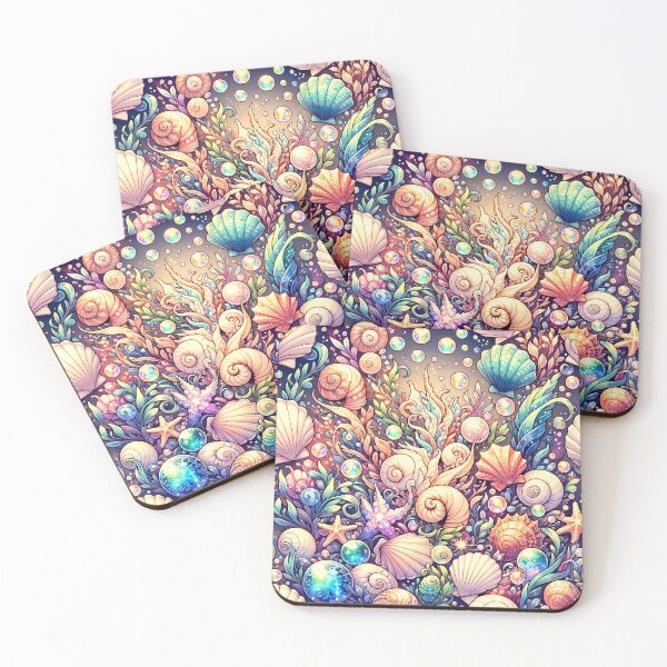 Item preview, Selkie's Found Treasures: A Tapestry of Shells, Seaweed, and Bubbles designed and sold by The Selkie Siren.
