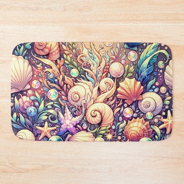 Item preview, Selkie's Found Treasures: A Tapestry of Shells, Seaweed, and Bubbles designed and sold by The Selkie Siren.