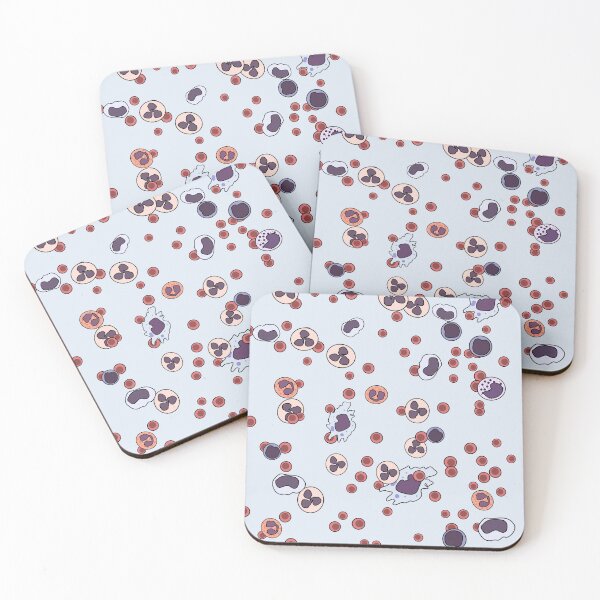 Item preview, Blood smear pattern (Blue) designed and sold by MicroMarket.
