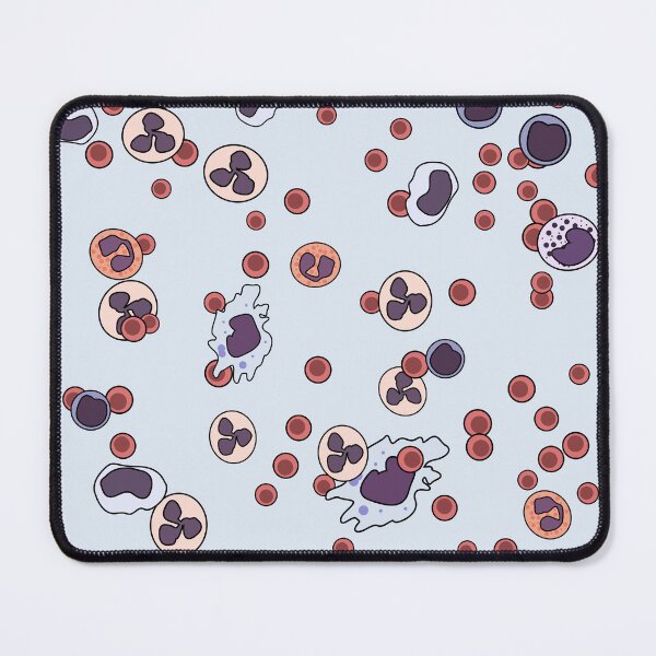 Item preview, Blood smear pattern (Blue) designed and sold by MicroMarket.